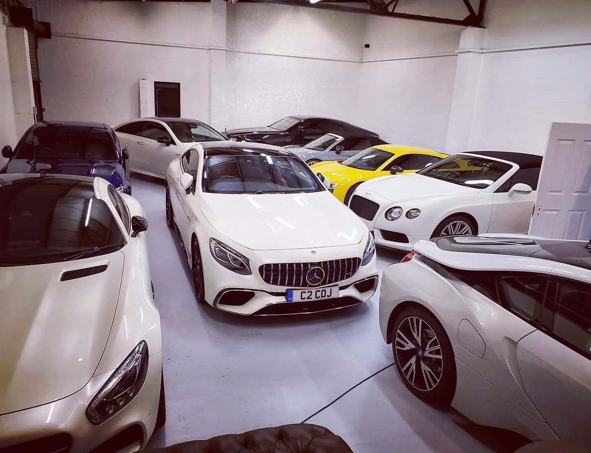 Luxury car provided by RR Venue Hire
