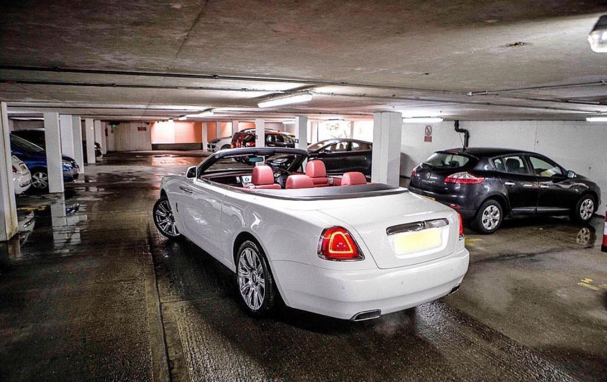 Luxury car provided by RR Venue Hire