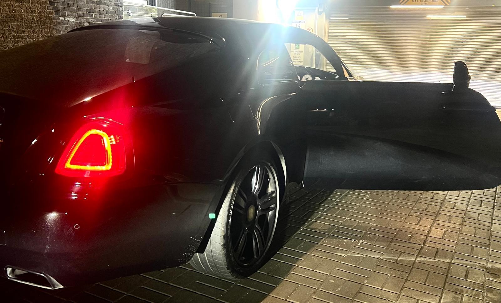 Luxury car provided by RR Venue Hire